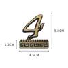 1 шт. Рельефный металлический номер дома с магнитом 5,8*4,5 см Номер двери Номера для дверей квартир для улицы Отеля Дома Почтового ящика Наклейка