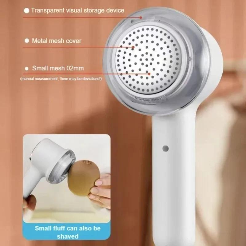 Lint Remover For Clothing Portable Electric Fuzz Pellet Remover LED Display Rechargeable for Clothes Shaver Fluff Remover Kewpie