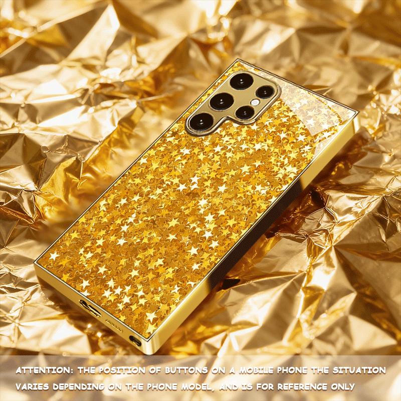 Роскошный Чехол для Телефона Электрооplated Стекло ТПУ Чехол для Samsung Galaxy S26 S25 S24 S23 S22 S21 FE Ultra Plus Ударопрочный