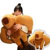 45-75cm Simulation Animals Muscle Capybara Dolls Funny Throw Pillow Super Soft Toys Home Decor Halloween Christmas Gifts