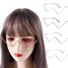 Decoration For Women Rhinestones Glasses Frame Triangle Glasses Frame Glasses Frame Fake Glasses