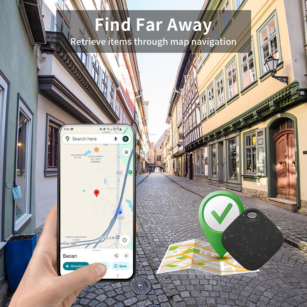 Upgraded Eco-friendly Material Bluetooth GPS Tracker for Android Device Work with Google Find My App Smart Tag for Xiaomi Pixel