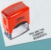 Printtoo You Are The Current Resident Self Inking Rubber Stamp Pre,Inked Office Stamp, Home Office Business Stationery, 38 X 14 Mm,
