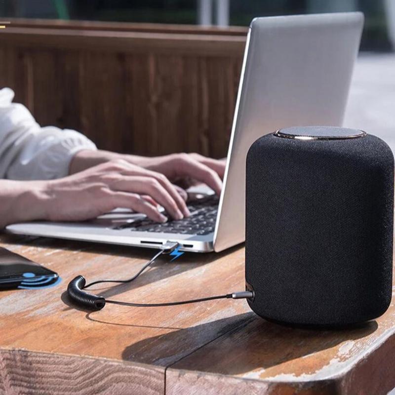 Вспомогательный USB-адаптер для автомобильного звука, музыки, аудио, стерео, беспроводной адаптер для разъема 3,5 мм, встроенный микрофон, автомобильная аудиосистема