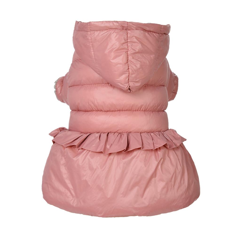 Куртка для собаки с капюшоном Зимняя одежда для маленьких собак Кошек Жилет Милое Мягкое Пальто для щенка Мопс Французский бульдог Йоркширский костюм Одежда для питомца