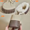 Winter Warm Boots New High Top Plus Fleece Thick Sole Casual Cotton Boots Warm Cotton Shoes