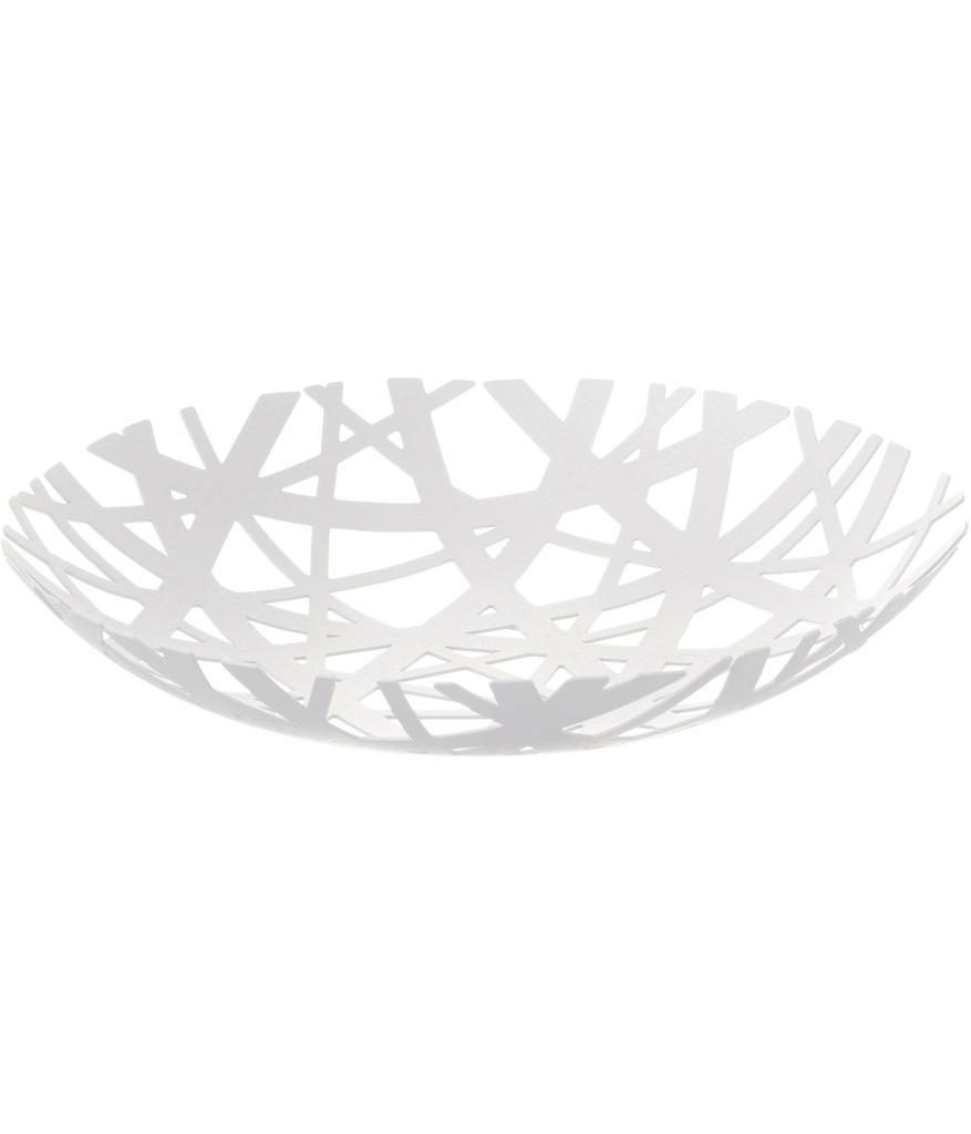 Yamazaki Jitsugyo (Yamazaki) Fruit Ball White Approx. W26 X D26 X H4.5cm Tower Sweets Container Fruit Fruit Basket 2497