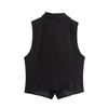 Fashion Style 2024 Fall and Winter New Women's Clothing All-Matching Shirt Style Straight Cut Vest Jacket Outwear 4749803