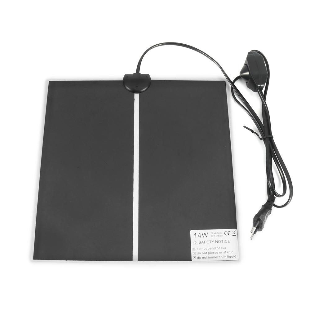 Обогреватель для домашних животных, рептилий, грелка для домашних животных, виварий, террариум, обогреватель с термостатом, вилка ЕС