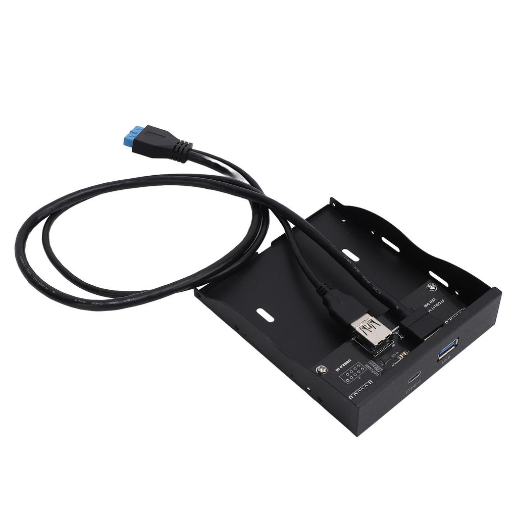 USB 3.2 GEN1 Концентратор на передней панели 5 Гбит/с Высокоскоростной Тип C и USB 3.0 Розетка 19-контактный Отсек для дисковода 3,5 дюйма для компьютеров