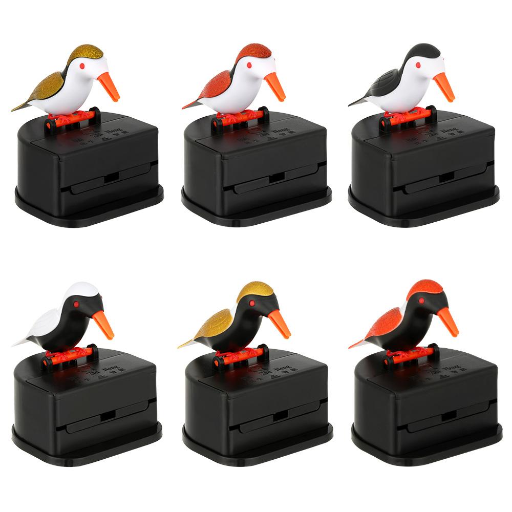 Cute Plastic Automatic Bird Toothpicks Container Toothpick Dispenser Toothpick Holder Box