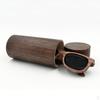 Cylinder Bamboo Wood Sunglasses Box Glasses Case Eyewear
