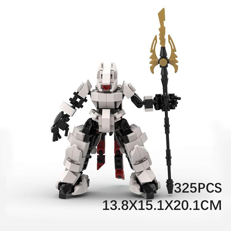 M Building Block Is Compatible With Lego, Attack And Kill Mobile Team Creative Assembly Battle Robot Toy Building Block Ornament Set