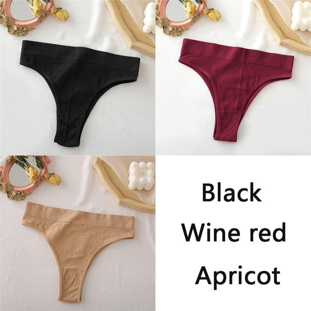 Women's Panties Seamless High Waisted Underwear Women Comfortable Panties Women Sexy Underpants For Women 3PCS/Set