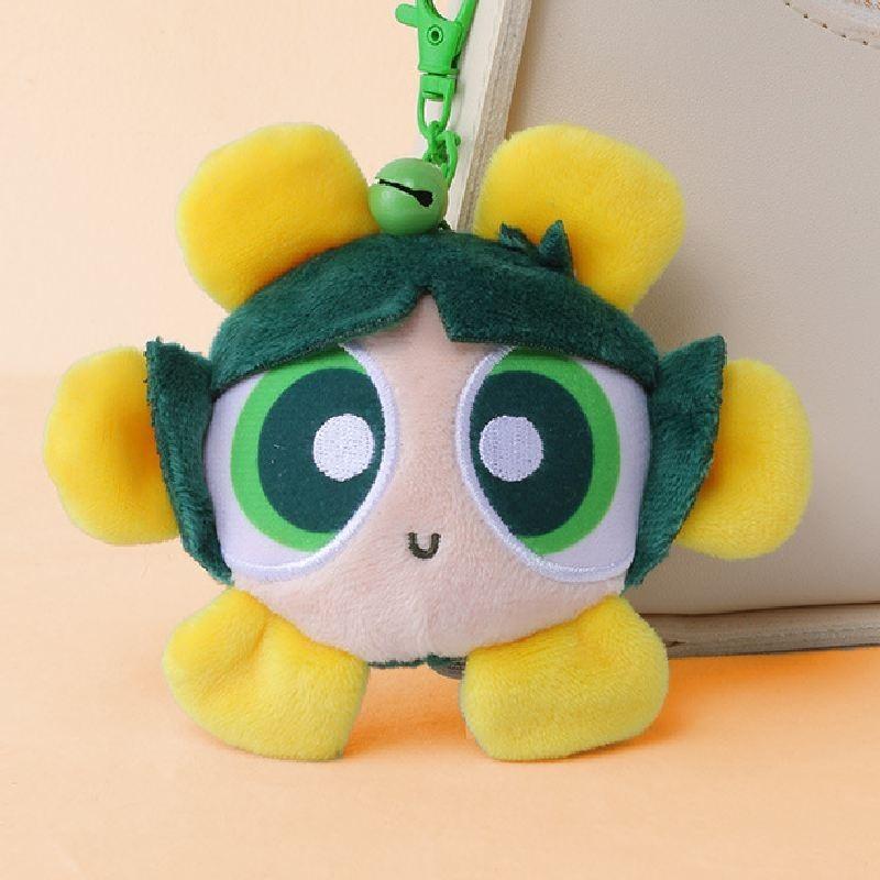 Очаровательный плюшевый брелок Пауэрпафф Герлз в виде цветка, милый мультяшный подарок, 12 см