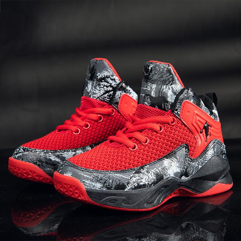 2023 Новая модная детская удобная баскетбольная обувь, спортивные кроссовки, детские ботинки