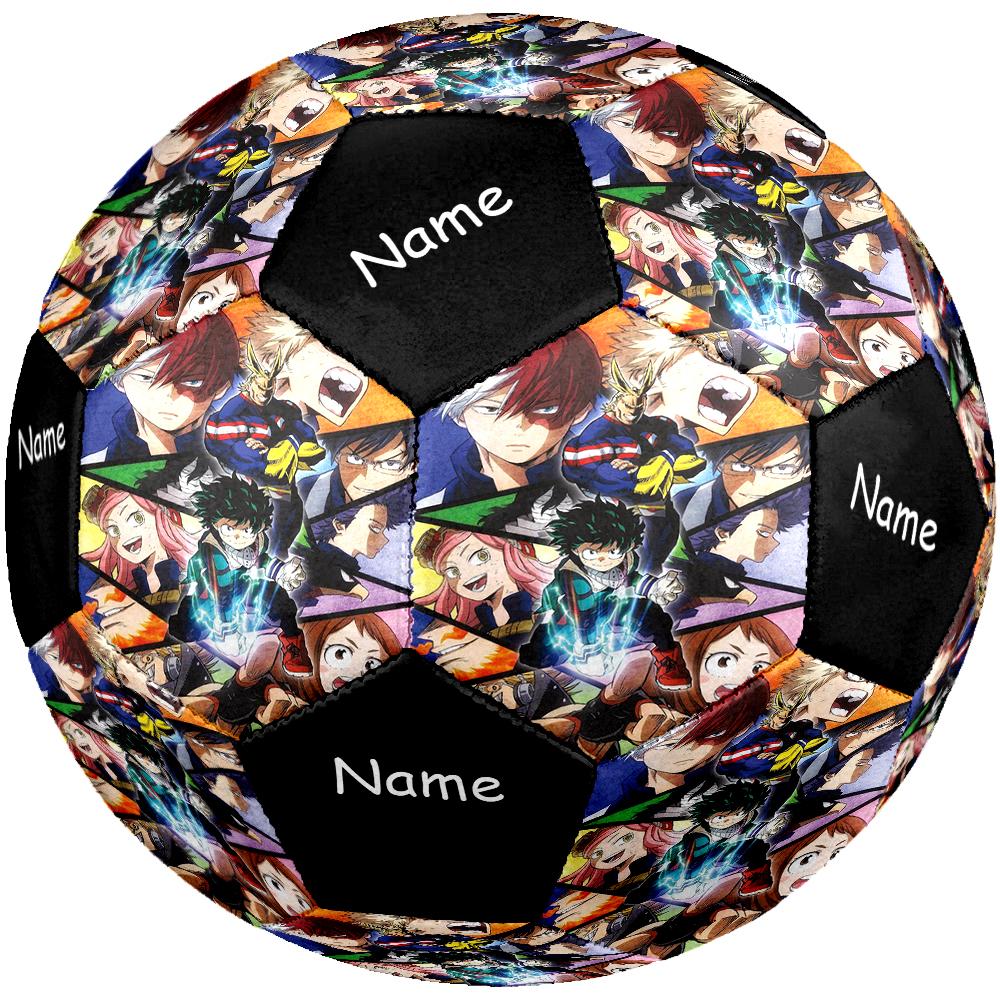 Custom Name My Hero Academia Theme Size 5 Soccer Ball, Suitable for Both Indoor and Outdoor Matches, a Gift Suitable for Everyone.