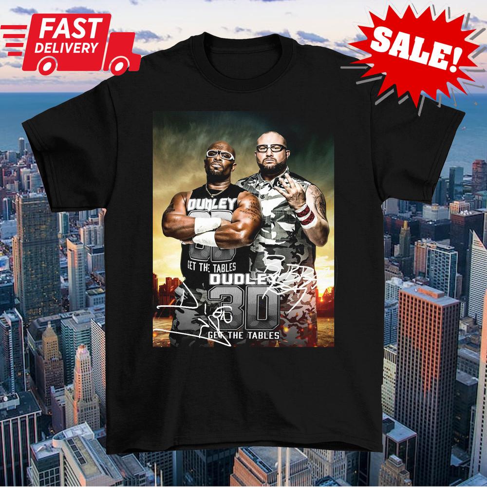 Новая футболка The Dudley Boyz Get The Table Унисекс Все размеры S-5XL ND1022 Унисекс Футболка
