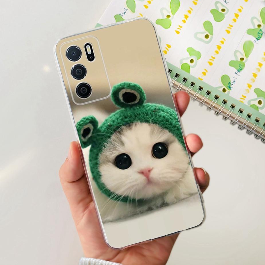 Чехол для Oppo A16 A16s Стильный окрашенный задний чехол Мягкий тонкий чехол для телефона для Oppo A16s OppoA16 s CPH2269 Coque Fundas Бампер Корпус