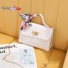 Cozy Up Chain Small Square Bags Wholesale Women's Bags, Fashionable and Versatile Woven Pattern Small Bags