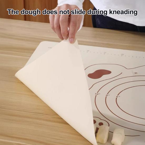 Силиконовый коврик для выпечки, лист, коврик для замешивания теста с разметкой, кухонный коврик для раскатывания, коврик для приготовления печенья, пиццы, мастики