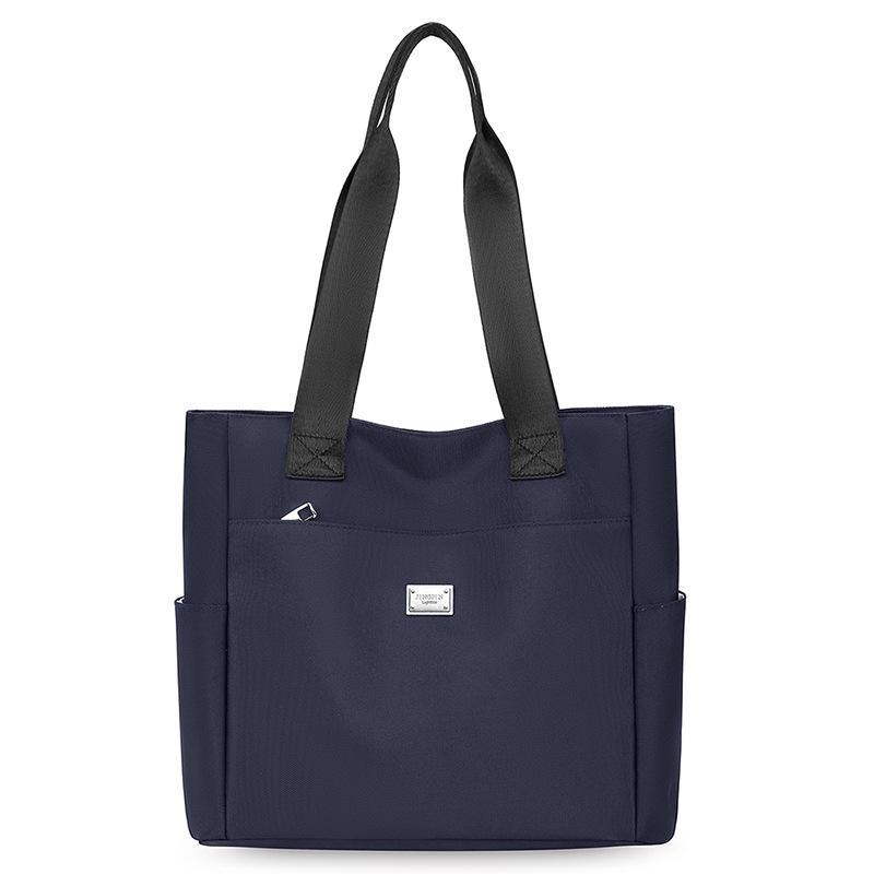 Стильная женская сумка-тоут из нейлона 2024 года: Большая вместимость, модная сумка через плечо для мам