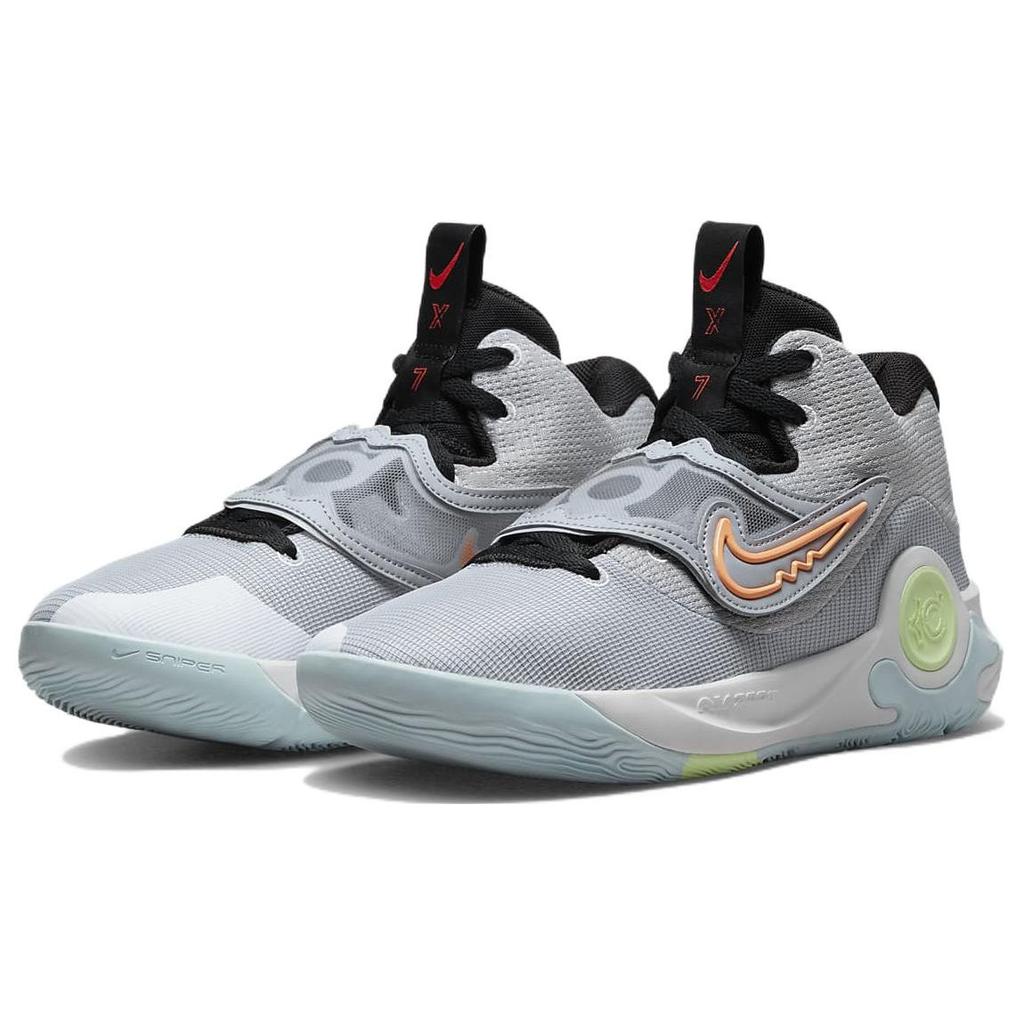 Nike Кроссовки унисекс KD Trey 5 X Wolf Grey Barely Volt белые DD9538-009