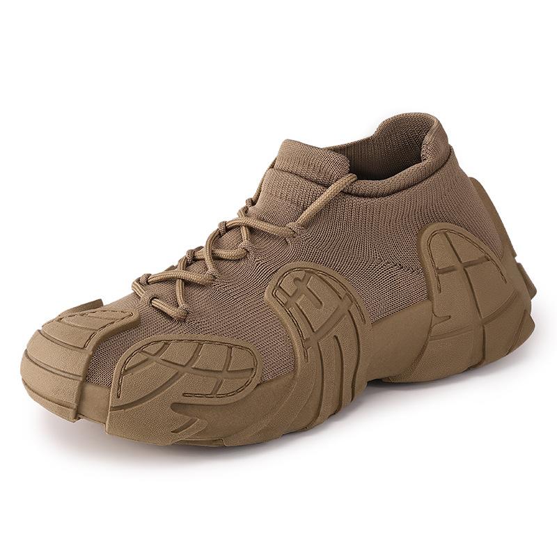 Кроссовки детские универсальные весенние новые осьминог толстая подошва летучая вязка повседневная обувь большого размера женская обувь