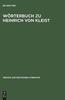 Книга Woerterbuch Zu Heinrich Von Kleist : Samtliche Dramen Und Dramenvarianten : 8