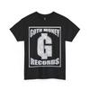 Goth Money Records Блестящая футболка из плотного хлопка Унисекс
