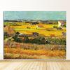 Posters and Prints Wall Picture for Living Room Harvest At La Crau by Van Gogh Landscape Oil Painting Reproductions On Canvas