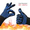 Extreme Heat Resistant Microwave Oven Gloves Fireproof Oven Mitts Flame Retardant Non-slip 300-500 Centigrade BBQ Fire Gloves
