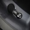 EAV3 2026 Hot Interior Stickers 4Pcs Car Logo Tire Valve Cap Wheel Air Stems Cover Accessories For Lexus LS LC IS350 ES300 GS350 CT20