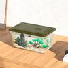 Transparent Desktop Ecological Turtle Tank with Cover - Ideal for Living Room & Small Fish