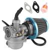 PZ19 Carburetor For 50cc 70cc 80cc 90cc 110cc 125cc ATV Dirt Pit Bike 19mm Carb with 35mm Air Filter For Taotao Honda CRF Carburetor Fuel Filter