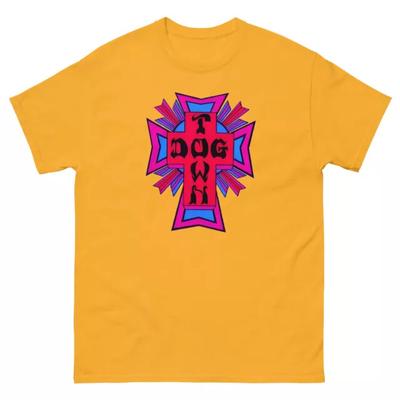 Dog town skates культовый крест ретро винтажный дизайн футболки для скейтбординга Унисекс футболка