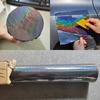 10mX1.52m Neo Chrome Holographic Brushed Vinyl Car Wrap Covering Film Laser Stickers Car Interior Styling Whole Body Wrap Decals