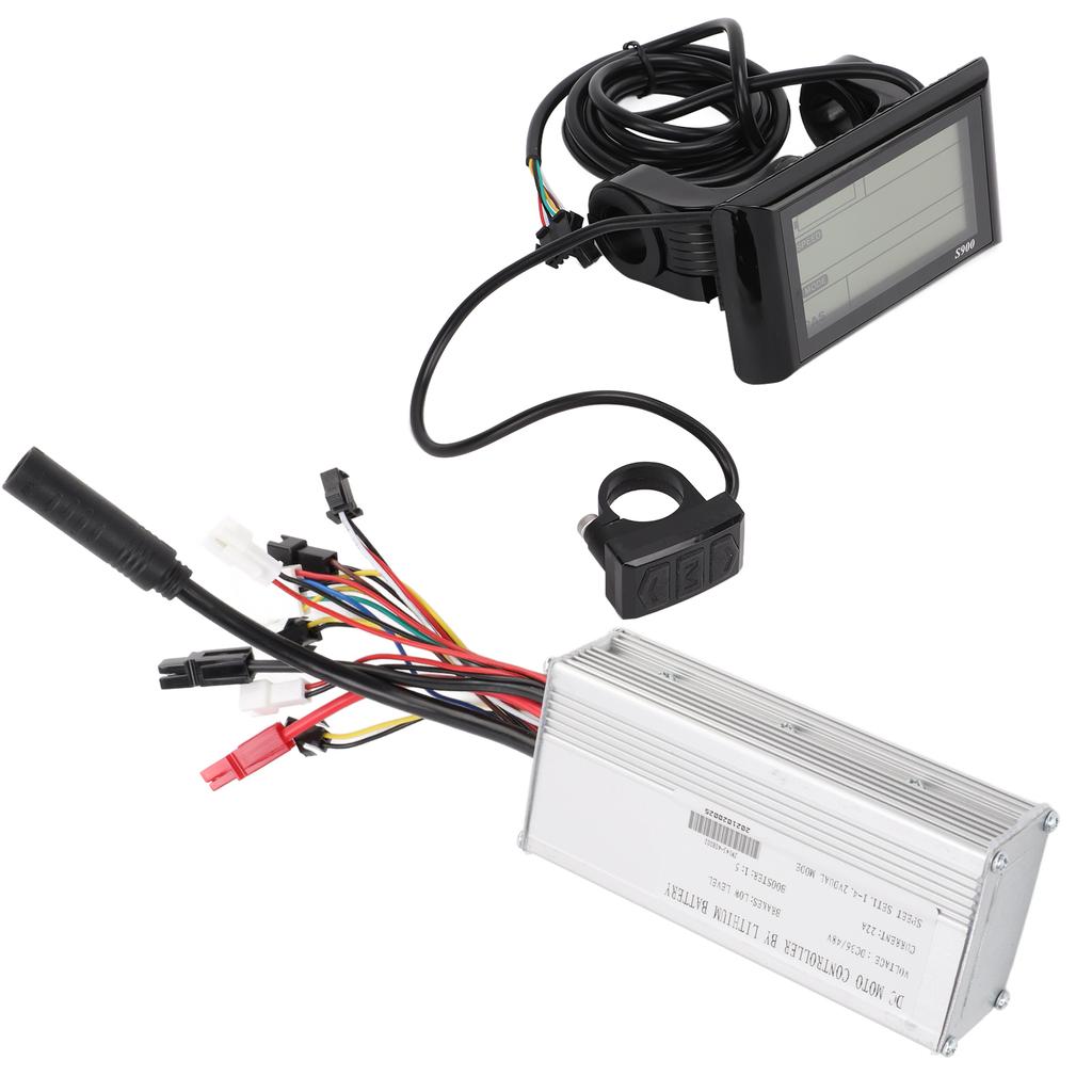 Electric Bicycle Modification Kit Controller Display Thumb Throttle Power Pedal Assist Sensor Kit for 36V 48V 500W Motor