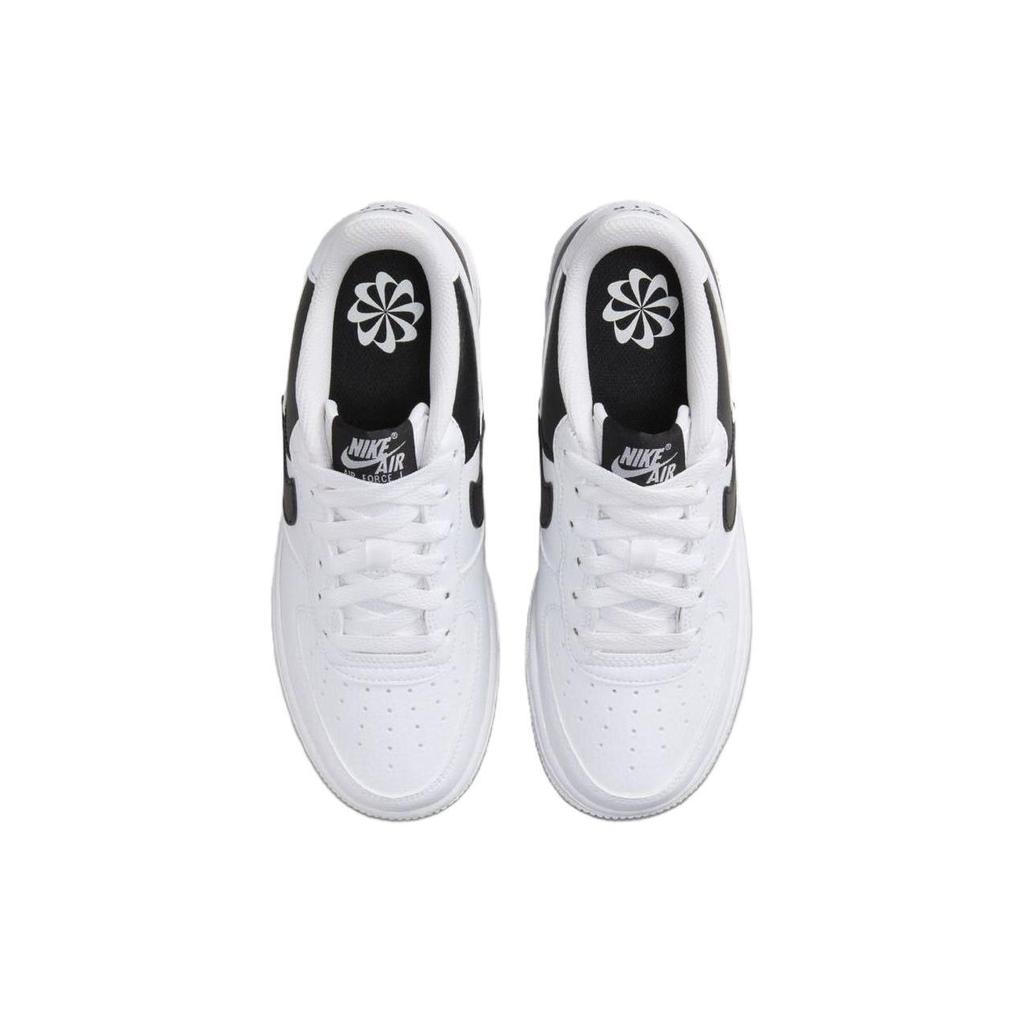 Nike Air Force 1 Next Nature GS Split - White Black Kids Sneakers HF9096-100