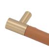 Center To Center 224mm Drawer Pull Handle Brass Cupboard Handle Bar Pull Handle  Kitchen Cabinets