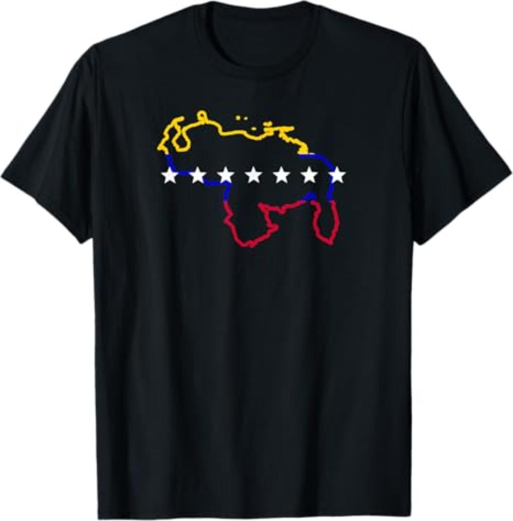 Venezuela Flag Holiday Venezuela Heart Venezuelan Flag TShirt Woman Man Fashion Casual Cotton Graphic T Shirts Outdoors Tops