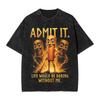 Tung Tung Tung Sahur Fourth Of July T Shirt Beach Y2k Tshirts Casual Hippie Tee Shirt For Man Short Sleeve Print Top Tees