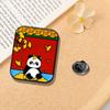 Four Seasons Chinese Style Panda Brooch Craft Giant Panda Shape Badge  Fans Gifts