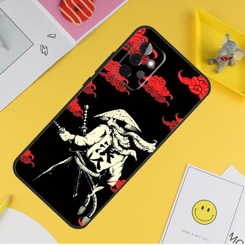 Японский Самурай Чехол Для Samsung Galaxy A15 A17 A54 A34 A14 A13 A23 A33 A53 A52 A32 A12 A56 A36 A16 A35 A55