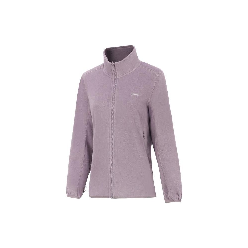 Li-Ning Спортивная куртка 3-в-1 с контрастным капюшоном Женская куртка Logan-Purple AWBT014-2