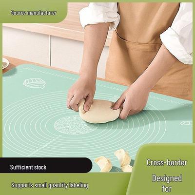 Нескользящий силиконовый коврик для замешивания и раскатывания теста