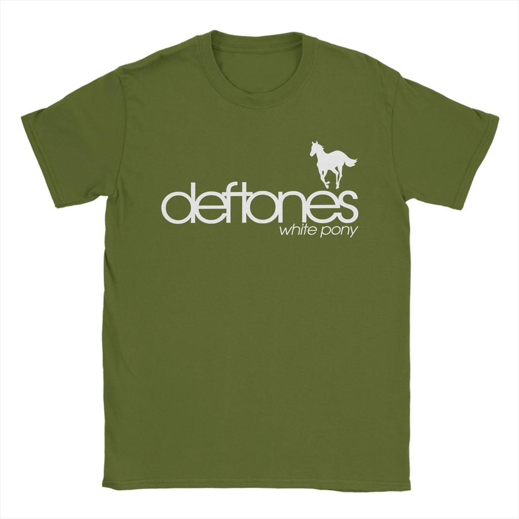 Adrenaline around the fur White Pony Deftones TShirt TShirts Short Sleeve YK Funny Tshirt Summer Cotton Oversize Clothes