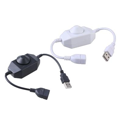 DC5V Бесступенчатые USB Ручные Кнопочные Диммеры для Светодиодных Лент Регулировка Яркости Контроллер Скорости Вращения USB Вентилятора