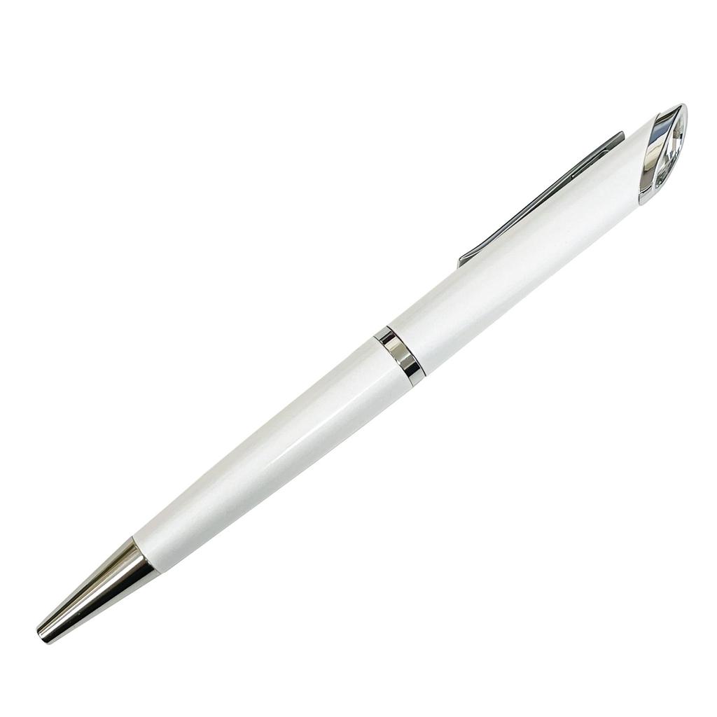 Swarovski Шариковая ручка белая (На масле) Лак "Crystal Starlight"[Предмет]