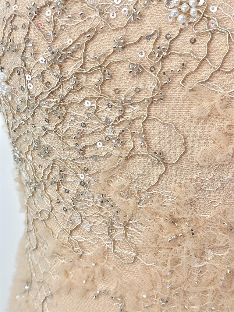 French Sequins Net 3d Lace Fabric 2026 High Quality African Lace Embroidered Nigerian Tulle Lace 5 Yards For Sewing Party Dress